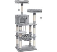 Griffoir pour chat Multiple I 143 cm gris clair