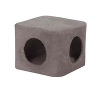 Griffoir pour chat Nobby Pet Starsystem Höhle Eckig De Luxe Gris 38x38x30 cm