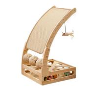 Griffoir pour Chat - Panneau d'escalade avec Parcours à Billes - Panneau à Griffer Vertical | pour Salon, Appartement, Coin Chambre