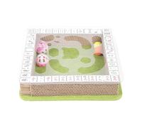 Griffoir pour chat - Planche à puzzle en carton ondulé, jouet d'enrichissement de style Mahjong, design résistant aux rayures | Jouet d'alimentation interactif pour réduire l'ennui des meubles