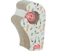 Griffoir pour chat pliable 4 positions avec balle Zolux Marron 24x24x19 cm