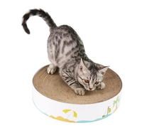 Griffoir pour Chat Rond, à Griffer, Nid de Repos, Carton | Papier Ondulé, Forme Creuse en Bol, Usage Maison et Boutique, Protège les Meubles Couleur Aléatoire Style Aléatoire