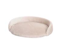 Griffoir pour chat rond avec rebord Nobby Pet De Luxe Beige 48x10 cm