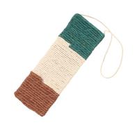 Griffoir pour Chat Rond en Sisal pour Tailler Les Griffes | Tapis Tressé Serré, Bords Lisses, Pose Flexible, Usage Intérieur, Style Bohème
