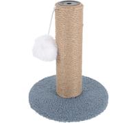 Griffoir pour Chat Simple et Élégant, Poteau Stable Réutilisable | Panneau Dense, Tube Papier et Peluche, Accessoire Suspendu, pour Chatons, Intérieur, Jeu, Repos, Montée