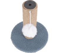 Griffoir pour Chat Stable et Réutilisable avec Balle Suspendue | Panneau Dense, Tube Papier, Revêtement Textile, Style Simple et Élégant, pour Chat, Usage Intérieur