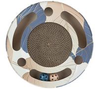 Griffoir pour chat tambour avec balles en carton Trixie Catnip Bleu TU