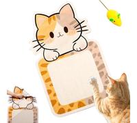 Griffoir pour Chat - Tapis À Griffes pour Chats D'Intérieur,Accessoires Adhésifs Montés Au Mur pour Jeu Et Protection des Meubles