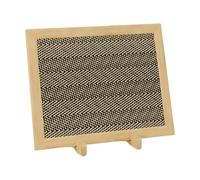 Griffoir pour chat - Tapis de protection pour meubles d'intérieur, 38,1 x 20,3 cm, tapis en carton sisal tissé avec base antidérapante, accessoire d'activité pour animaux de compagnie pour l'entretien