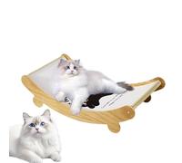 Griffoir pour chat - Tapis griffoir avec de couchage - Jouet interactif contre les griffures pour chatons - Avec sol - Pour la maison, le canapé, le canapé - Entretien des griffes