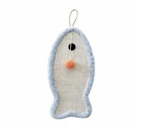 Griffoir pour Chat Tapis Griffoir Planche Grimpante Jouet Suspendu en Jute avec Balle Interactive et Texture Agréable Détourne Les Griffades des, Blue, Style to 8