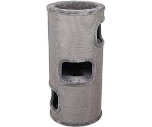 griffoir pour Chat - Tonneau à Gratter pour Chat - Flamingo Enes M - 90 cm Hauteur - Ø 42 cm - Gris
