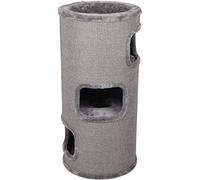 griffoir pour Chat - Tonneau à Gratter pour Chat - Flamingo Enes M - 90 cm Hauteur - Ø 42 cm - Gris