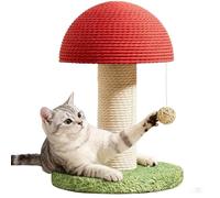 Griffoir Pour Chat - Tour En Sisal Avec Base Solide Et Forme De Champignon | Arbre À Chat Griffoir - Exercice Chaton Stimulation Mentale Soulagement Ennui Maison Appartement Intérieur Extérieur Sol An