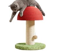 Griffoir pour Chat | Tour Sisal Forme Champignon,Griffoirs Verticaux pour Chats | pour Exercice des Chatons Exercice Physique Soulagement De L'Ennui Maison Appartement Intérieur Extérieur