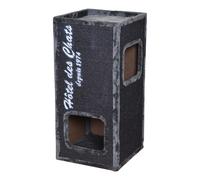 Ebi Griffoir Trend Rockefeller 77 - 36 X 36 X 77 Cm - 8.9 Kg - Gris Anthracite - Pour Chat