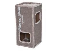Griffoir pour chat trend rockefeller 77 Ebi Gris 36x36x77 cm