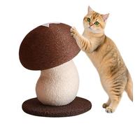 Griffoir pour chatons en forme de champignon | Grattoir en Sisal pour chats | Jeu d'enrichissement pour intérieur protecteur de meubles pour salon, appartement, espace de jeu, formation