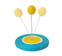 Griffoir pour chats - Baguette interactive amusante avec balle en sisal - Arbre à chat | pour exercice, stimulation mentale, chasse, simulation d'escalade, jeu amusant d'entraînement en intérieur et