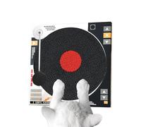 Griffoir pour Chats d'intérieur - Style rétro - Protection de l' à Chat - en Carton - avec Balle pivotante à Ressort