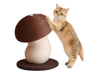 Griffoir pour chats en forme de champignon | in Sisal | Jeu d'enrichissement pour intérieur protecteur de meubles pour salon appartement aire de jeu formation comportementale chambre à partir de