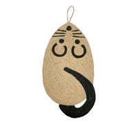 Griffoir pour chats, en forme de souris, en sisal naturel, tapis à griffer qui servent de protection de meubles | Pour les petits, moyens et grands chatons pour jouer à l'exercice et se reposer
