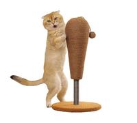 Griffoir pour chats - Jouet d'enrichissement avec boule suspendue pour entraînement comportemental, chambre à coucher, appartement, salon, intérieur