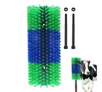 Griffoir pour chevaux, brosse à gratter pour chevaux - Brosse à gratter pour bétail, masseur de cheveux, brosse de nettoyage pour excrétions d'animaux de ferme | avec double vis pour chevaux, mulets,