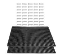 Griffoir pour chèvre, masseur de toilettage - 2 pièces - Équipement de ferme pour bétail, mouton, vache, chien, bétail, aire de jeux pour animaux, grange, ferme, pâturage, abri de jardin