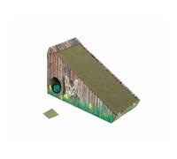 Griffoir rampe en carton pour chat Nobby Pet Marron 47x20x26 cm
