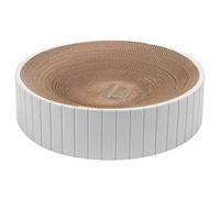 Griffoir rond pour chat, griffoir en papier ondulé, lit rond réversible pour chat, nid en carton pour chat à griffer, lit pour chat en carton ondulé pour intérieur et extérieur