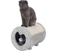 TRIXIE Griffoir en peluche et en sisal avec cachette et jouet, o 27 × 39 cm