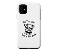 Griffon Bruxellois Mon thérapeute a Le Nez mouillé Coque pour iPhone 11