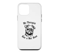 Griffon Bruxellois Mon thérapeute a Le Nez mouillé Coque pour iPhone 12 Mini