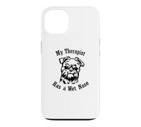 Griffon Bruxellois Mon thérapeute a Le Nez mouillé Coque pour iPhone 13