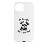 Griffon Bruxellois Mon thérapeute a Le Nez mouillé Coque pour iPhone 15 Plus