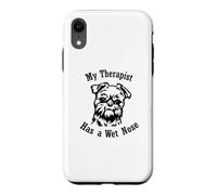 Griffon Bruxellois Mon thérapeute a Le Nez mouillé Coque pour iPhone XR