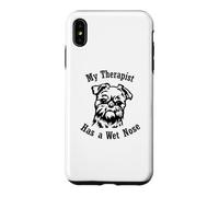 Griffon Bruxellois Mon thérapeute a Le Nez mouillé Coque pour iPhone XS Max