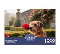 Griffon Bruxellois Puzzle 1000 Pièces Chien de Compagnie - Activité Familiale Stimulante, Carton Recyclé, Déco Murale Après Assemblage, Format 38x26cm/1000pcs
