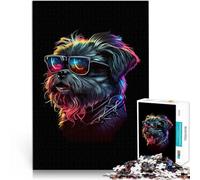 Griffon Bruxellois Puzzles de 1000 pièces pour Adultes Compétition de Vitesse Manuelle Offrir en Cadeau à Toute la Famille 38x26cm
