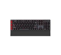 GRIFFON - KM-505 Clavier Gamer 104 touches AZERTY avec rétroéclairage 7 Couleurs - USB