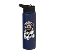 Griffon pointant à poil dur - Scruffy mais majestueux Stainless Steel Insulated Water Bottle
