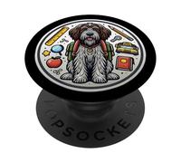 Griffon pointant pour la rentrée scolaire - Pour garçon et fille PopSockets PopGrip Adhésif
