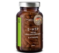 Griffonia 5HTP Complexe - Extra Fort avec 100mg pur 5 HTP per Gelule + Vitamin B6-120 Nootropic Capsules - Diminue Stress & Anxiété - Extrait de Graines de Griffonia Simplicifolia