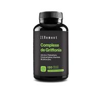 Griffonia avec L-Tryptophane, Extrait de Safran, Vitamines B6, B12 et Zinc - 120 Végan Gélules - Testé en laboratoire - Système nerveux, fonction psychologique - Sans Additifs, Sans OGM - Zenement