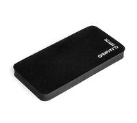 Grifiti Fat Wrist Pad 8 is a 4 x 8 Inch Wrist Rest for Small Mechanical Keyboards, MacBooks, Laptops, and Notebooks in Black Neoprene and Black Nylon