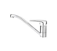 GRIFO MS1 CROMO Monomando con caño giratorio de fácil limpieza y aireador anticalcáreo