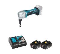 Grignoteuse 18V DJN161Z + 2 batteries BL1850B 18V 5 Ah + 1 chargeur rapide DC18RC MAKITA