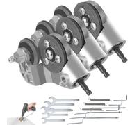 Grignoteuse De Foret En Titane - Outil Coupe Tôle, Coupe-plaque Électrique For Divers Matériaux Métalliques Tels Que L'aluminium, L'acier, Le Cuivre, Fer(3pcs)