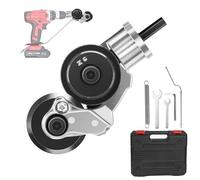 Grignoteuse de tôle,Coupeur de plaque de perceuse électrique,Pince grignoteuse en métal,cisailles électriques pour perceuse électrique,pour couper des plaques de métal(perceuse non incluse)